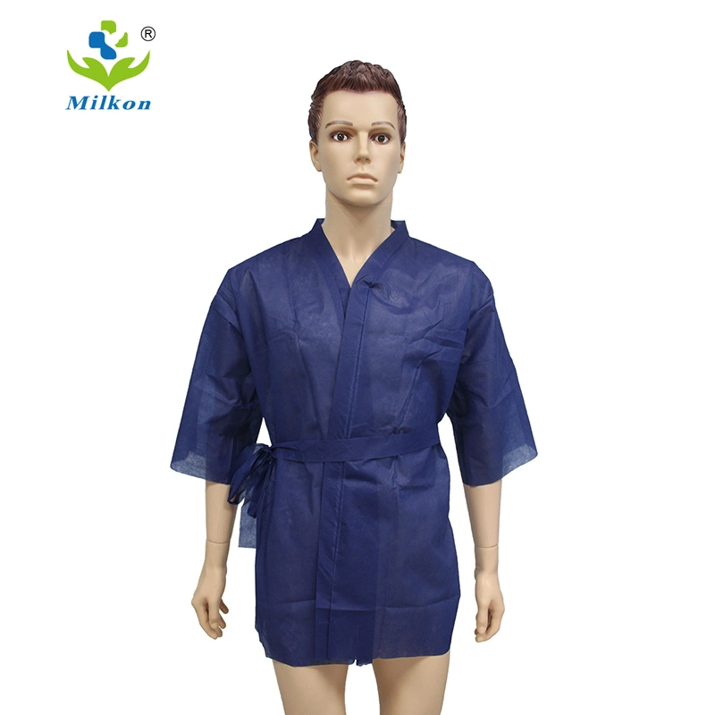 Disposable Non-Woven PP Confortable Soft Skin-Friendly Pajamas for Hotel SPA Salon Beauty Massage